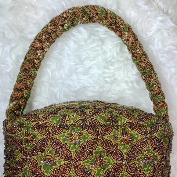 BELLASIMA BEADED FABRIC BAG - Picture 6 of 13